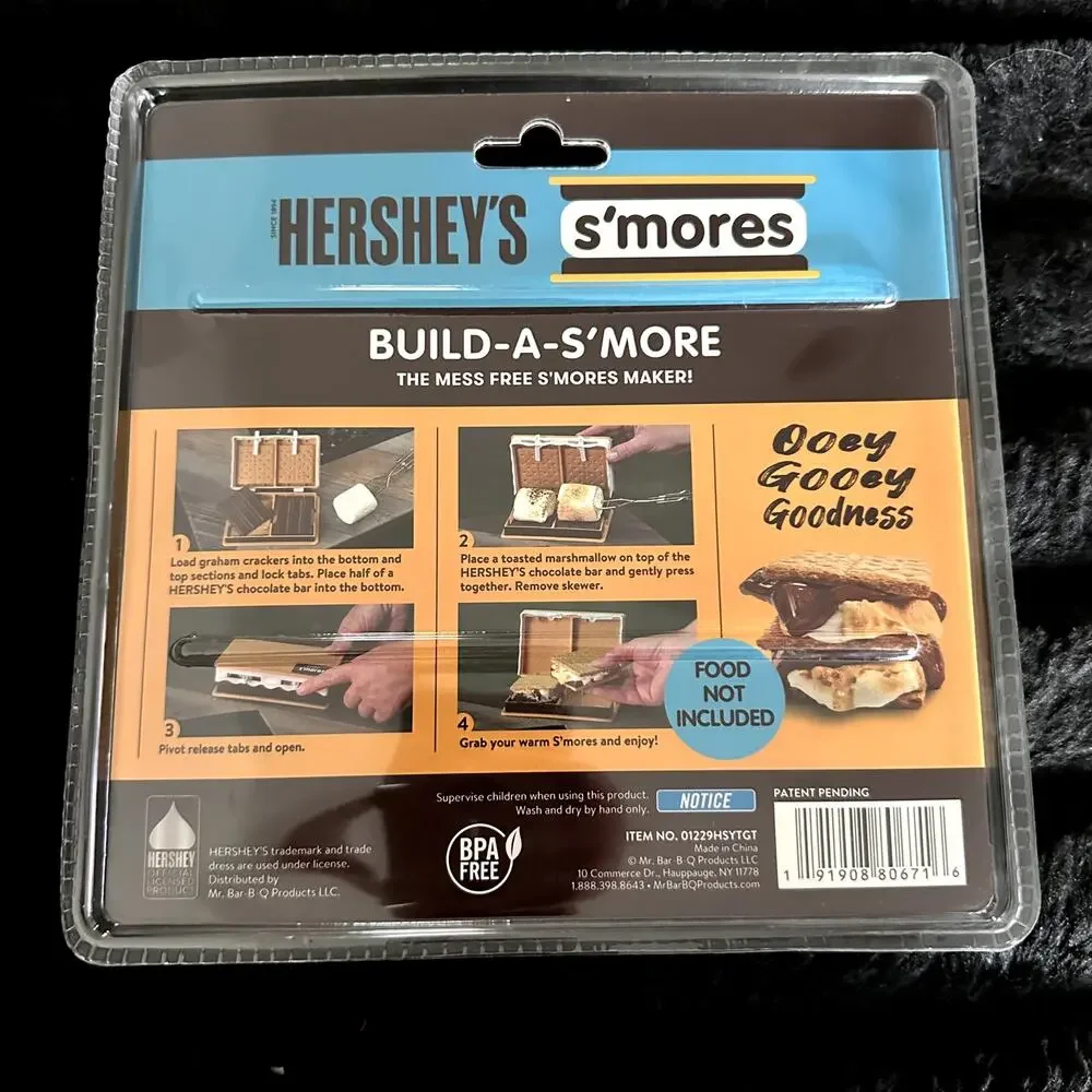 Hersey S'mores Build Kit Mess Free NEW